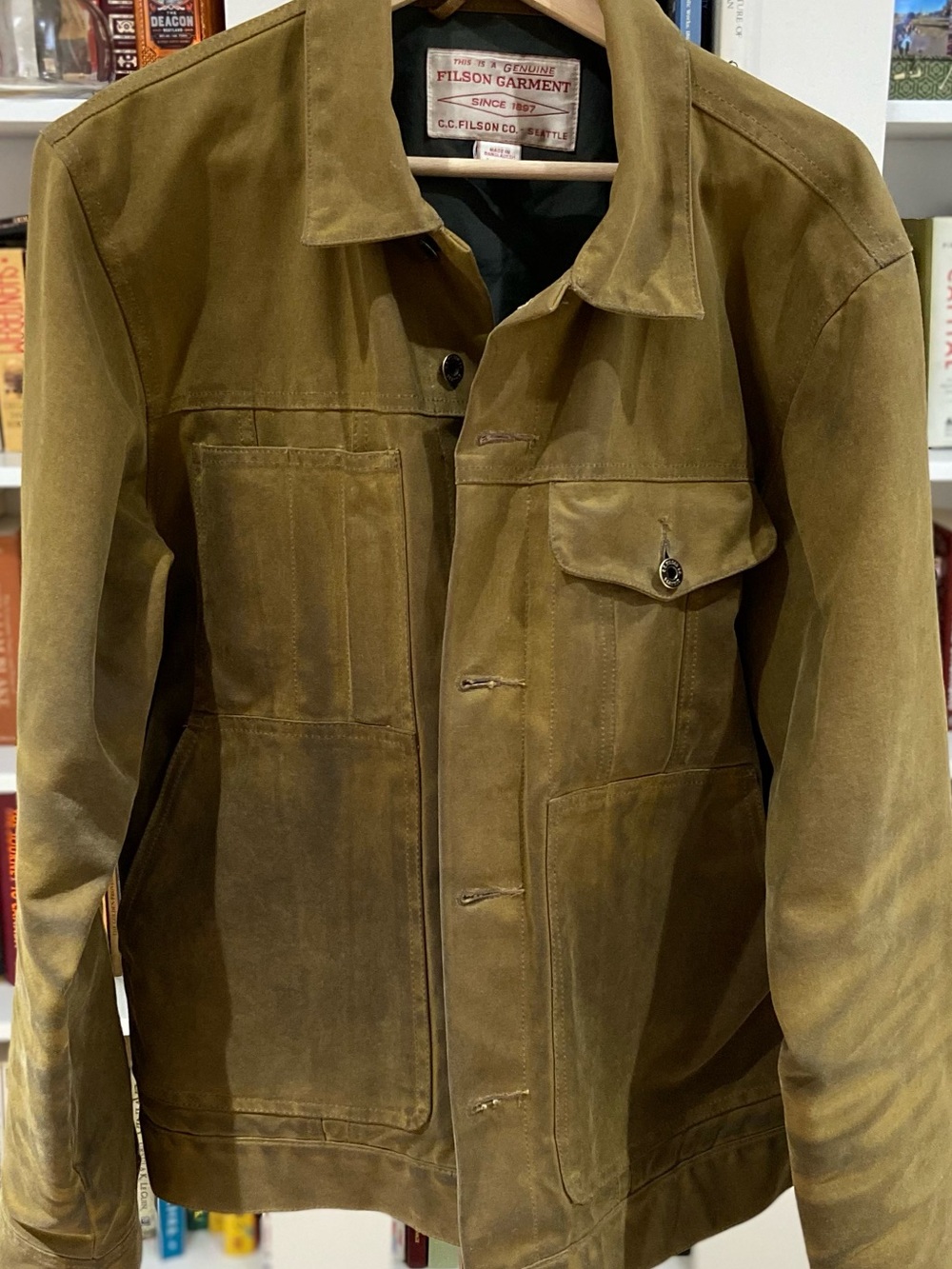 Filson Tin Cloth Short Lined Cruiser Jacket